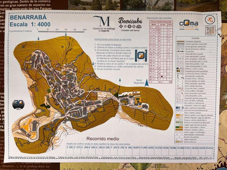 Casa De Diego El Barbero Benarrabá Екстериор снимка